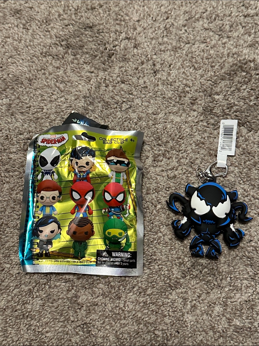 Marvel Spiderman Collectible Bag Clip - Venom